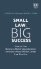 Image for Small law big success  : how to use business niche specialization to grow a multi-million dollar law practice