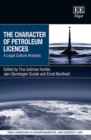 Image for The character of petroleum licences: a legal culture analysis