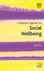 Image for A Research Agenda for Social Wellbeing