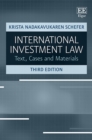 Image for International investment law  : text, cases and materials