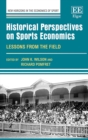 Image for Historical perspectives on sports economics  : lessons from the field