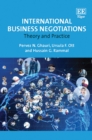 Image for International business negotiations  : theory and practice