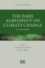 Image for The Paris Agreement on Climate Change  : a commentary
