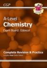 Image for A-Level Chemistry: Edexcel Year 1 &amp; 2 Complete Revision &amp; Practice with Online Edition