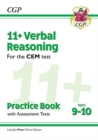 Image for 11+ CEM Verbal Reasoning Practice Book & Assessment Tests - Ages 9-10 (with Online Edition)