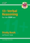 Image for 11+ CEM Verbal Reasoning Study Book (with Parents&#39; Guide &amp; Online Edition)