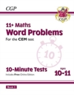 Image for 11+ CEM 10-Minute Tests: Maths Word Problems - Ages 10-11 Book 2 (with Online Edition): for the 2024 exams