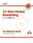 Image for 11+ CEM 10-Minute Tests: Non-Verbal Reasoning - Ages 8-9 (with Online Edition)