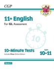 Image for 11+ GL 10-Minute Tests: English - Ages 10-11 Book 2 (with Online Edition): for the 2024 exams