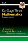 Image for New KS3 Maths Complete Revision &amp; Practice - Foundation (includes Online Edition, Videos &amp; Quizzes)