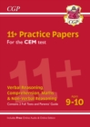 Image for 11+ CEM Practice Papers - Ages 9-10 (with Parents&#39; Guide &amp; Online Edition)