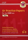 Image for 11+ CEM Practice Papers - Ages 8-9 (with Parents&#39; Guide &amp; Online Edition)