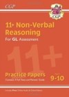 Image for 11+ GL Non-Verbal Reasoning Practice Papers - Ages 9-10 (with Parents&#39; Guide &amp; Online Edition)