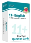 Image for 11+ GL English Revision Question Cards - Ages 10-11