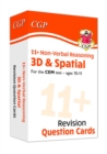 Image for 11+ CEM Revision Question Cards: Non-Verbal Reasoning 3D &amp; Spatial - Ages 10-11