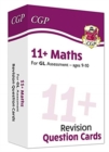 Image for 11+ GL Revision Question Cards: Maths - Ages 9-10