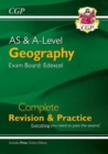 Image for AS and A-Level Geography: Edexcel Complete Revision &amp; Practice (with Online Edition): for the 2024 and 2025 exams