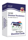 Image for GCSE AQA German: Vocabulary Revision Question Cards: for the 2024 and 2025 exams