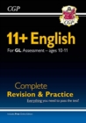 Image for 11+ GL English Complete Revision and Practice - Ages 10-11 (with Online Edition)