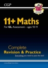 Image for 11+ GL Maths Complete Revision and Practice - Ages 10-11 (with Online Edition)