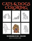 Image for Adult Coloring Book : Advanced coloring (colouring) books for adults with 44 coloring pages: Cats and Dogs (Adult colouring (coloring) books)