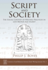 Image for Script and Society: The Social Context of Writing Practices in Late Bronze Age Ugarit