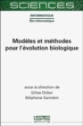 Image for Modeles et methodes pour l&#39;evolution biologique