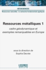 Image for Ressources metalliques 1