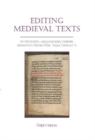 Image for Editing Medieval Texts