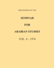 Image for Proceedings of the Seminar for Arabian Studies Volume 4 1974