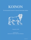 Image for KOINON III, 2020 : The International Journal of Classical Numismatic Studies