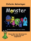 Image for Bucher fur 2-Jahrige : Ein extra grosses Malbuch mit sussen Monsterzeichnungen fur Kleinkinder und Kinder von 2 bis 4 Jahren. Dieses Buch hat 40 Farbseiten mit je einem Bild pro Doppelseite