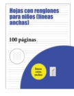 Image for Hojas con renglones para ninos (lineas anchas)