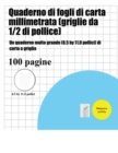 Image for Quaderno di fogli di carta millimetrata (griglie da 1/2 di pollice)