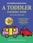 Image for Simple Kindergarten Coloring Book for Boys : A toddler coloring book with extra thick lines: 50 original designs of cars, planes, trains, boats, and trucks (suitable for children aged 2 to 4)