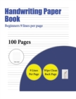 Image for Handwriting Paper Book (Beginners 9 lines per page)