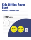 Image for Kids Writing Paper Book (Beginners 9 lines per page)