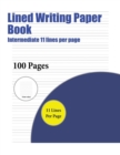 Image for Lined Writing Paper Book : A handwriting and cursive writing book with 100 pages of extra large 8.5 by 11.0 inch writing practise pages. This book has guidelines for practising writing.