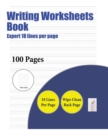Image for Writing Worksheets Book (Highly advanced 18 lines per page)