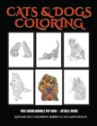 Image for Advanced Coloring Books (Cats and Dogs) : Advanced coloring (colouring) books for adults with 44 coloring pages: Cats and Dogs (Adult colouring (coloring) books)