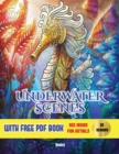 Image for Underwater Scenes Books : An adult coloring (colouring) book with 40 underwater coloring pages: Underwater Scenes (Adult colouring (coloring) books)
