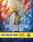 Image for Underwater Scenes : An adult coloring (colouring) book with 40 underwater coloring pages: Underwater Scenes (Adult colouring (coloring) books)