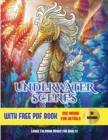 Image for Large Coloring Books for Adults (Underwater Scenes)