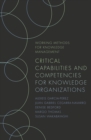 Image for Critical capabilities and competencies for knowledge organizations