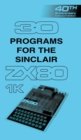 Image for 30 Programs for the Sinclair ZX80