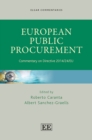 Image for European public procurement: commentary on Directive 2014/24/EU