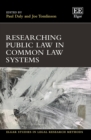 Image for Researching public law in common law systems