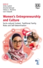 Image for Women&#39;s entrepreneurship and culture  : socio-cultural context, traditional family roles and self-determination