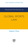 Image for Advanced introduction to global sports law