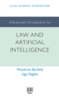 Image for Advanced introduction to law and artificial intelligence